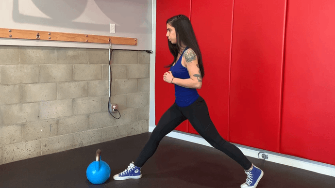 Kettlebell Long-Stance Deadlift Exercise Demo